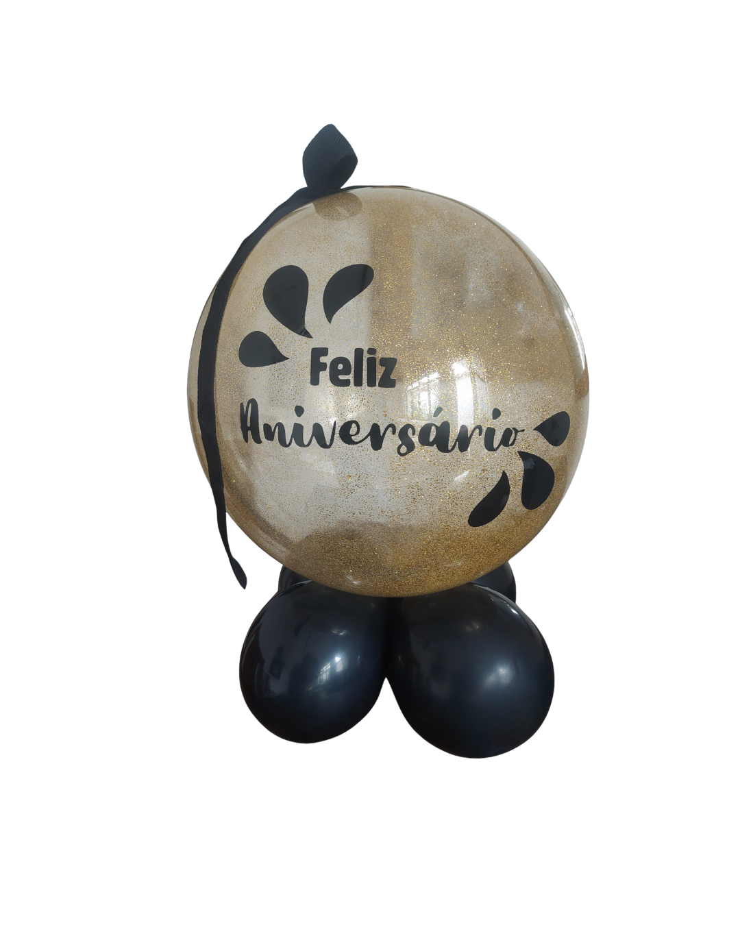 Balão Bubble base bexigas