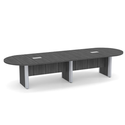 OfficeSource OS Conference Tables Racetrack Conference Table with Elliptical Bas