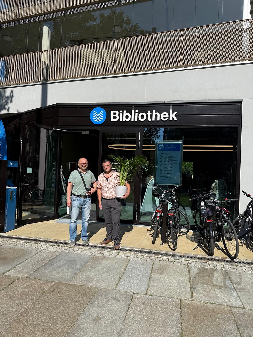 Eröffnung der neuen Bibliothek