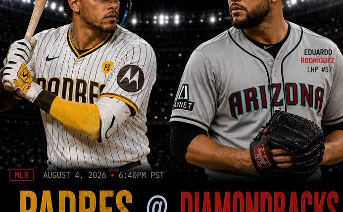 San Diego Padres vs Arizona Diamondbacks (6:40pm)