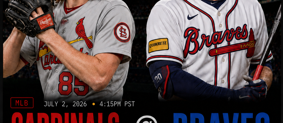 St. Louis Cardinals vs Atlanta Braves (4:15pm)