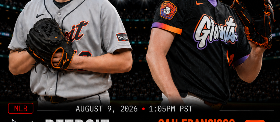 Detroit Tigers vs San Francisco Giants (1:05pm)