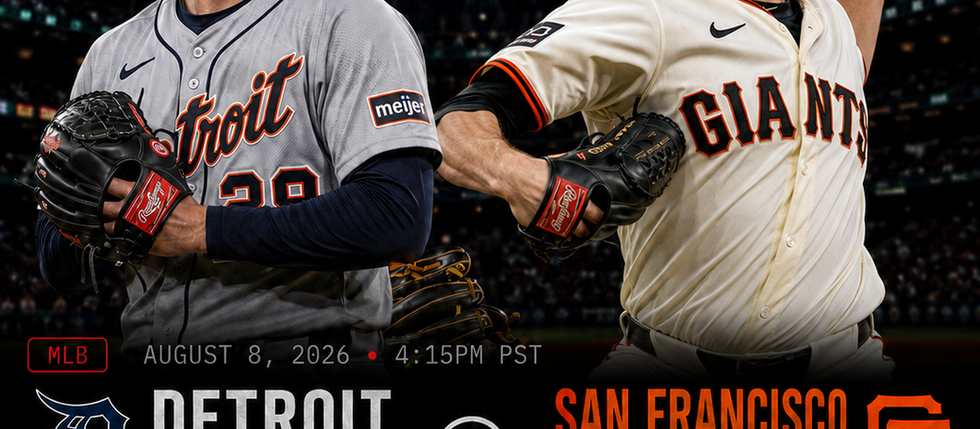 Detroit Tigers vs San Francisco Giants (4:15pm)