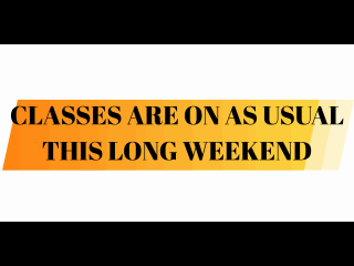 Classes Are On This Long Weekend.gif