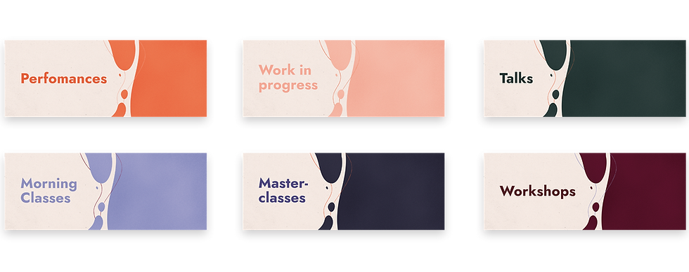 GBG Mime Fest 2024 events color coding system