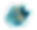 Pastel blue with gold linings backdrop with a woman with luscious hair