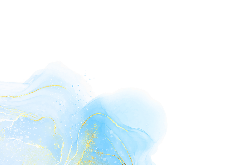 Pastel blue with streaks of gold linings backdrop with a woman using Dr Jane Skincare moisturiser