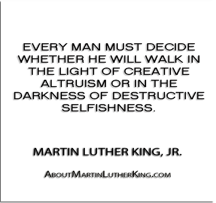 Walk in light mlk