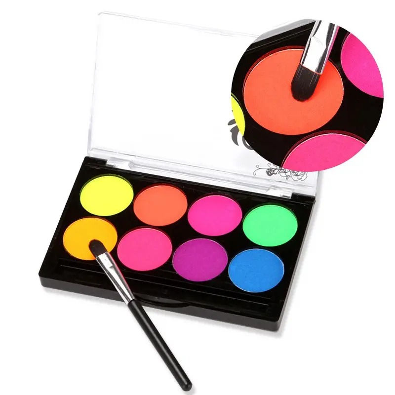 Thumbnail: Fluorescent Water-soluble Body Paint Pigments (8/15 Colors)