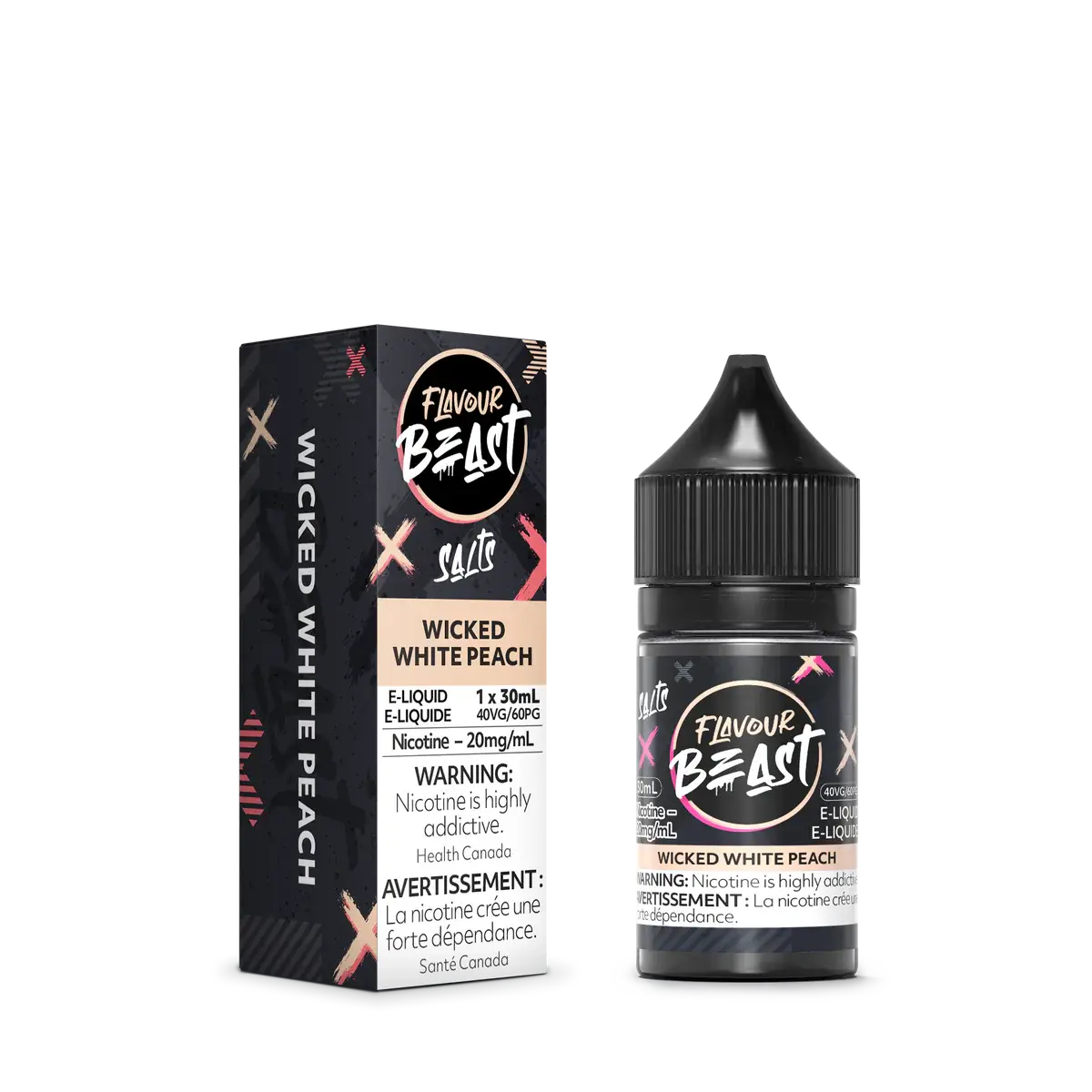 Flavour Beast 20MG 30ML - Wicked white peach