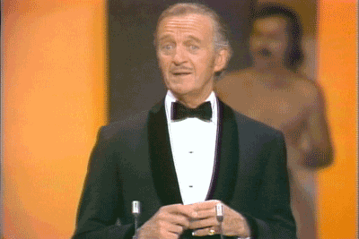 David Niven at the Oscars