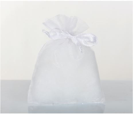 Sacchetto organza bianco