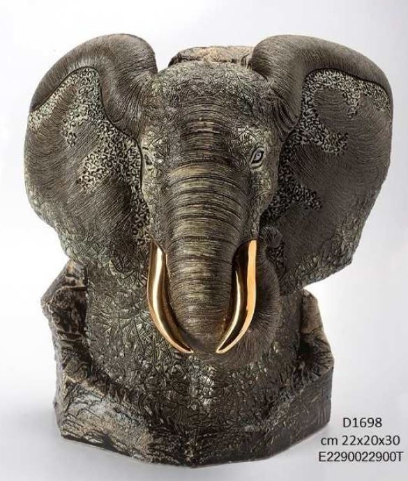 Elefante Nero Busto