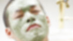 Man using Moringa Facemask to moisturize their face