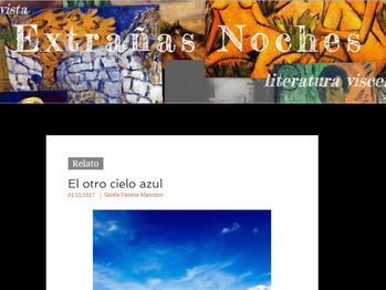 "El otro cielo azul" en Revista Extrañas Noches