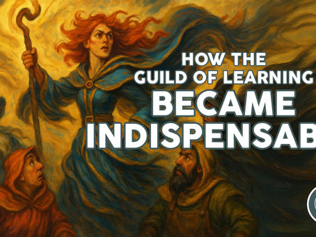 HOW THE GUILD OF LEARNING BECAME INDISPENSABLE (A STRATEGIC TALE FROM ANKH-MORPORK)