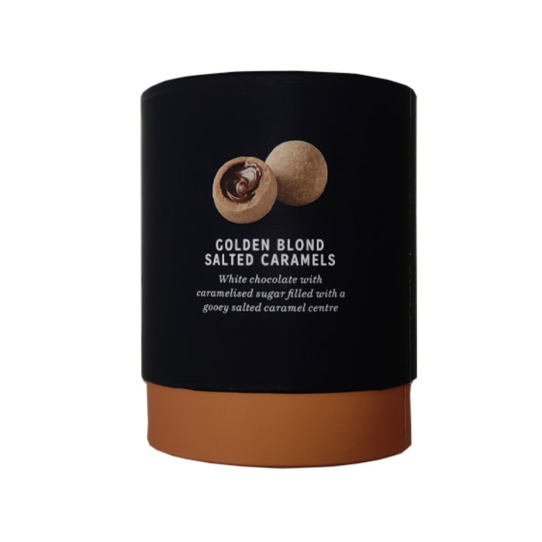 Golden Blond Salted Caramels: White chocolate and caramel