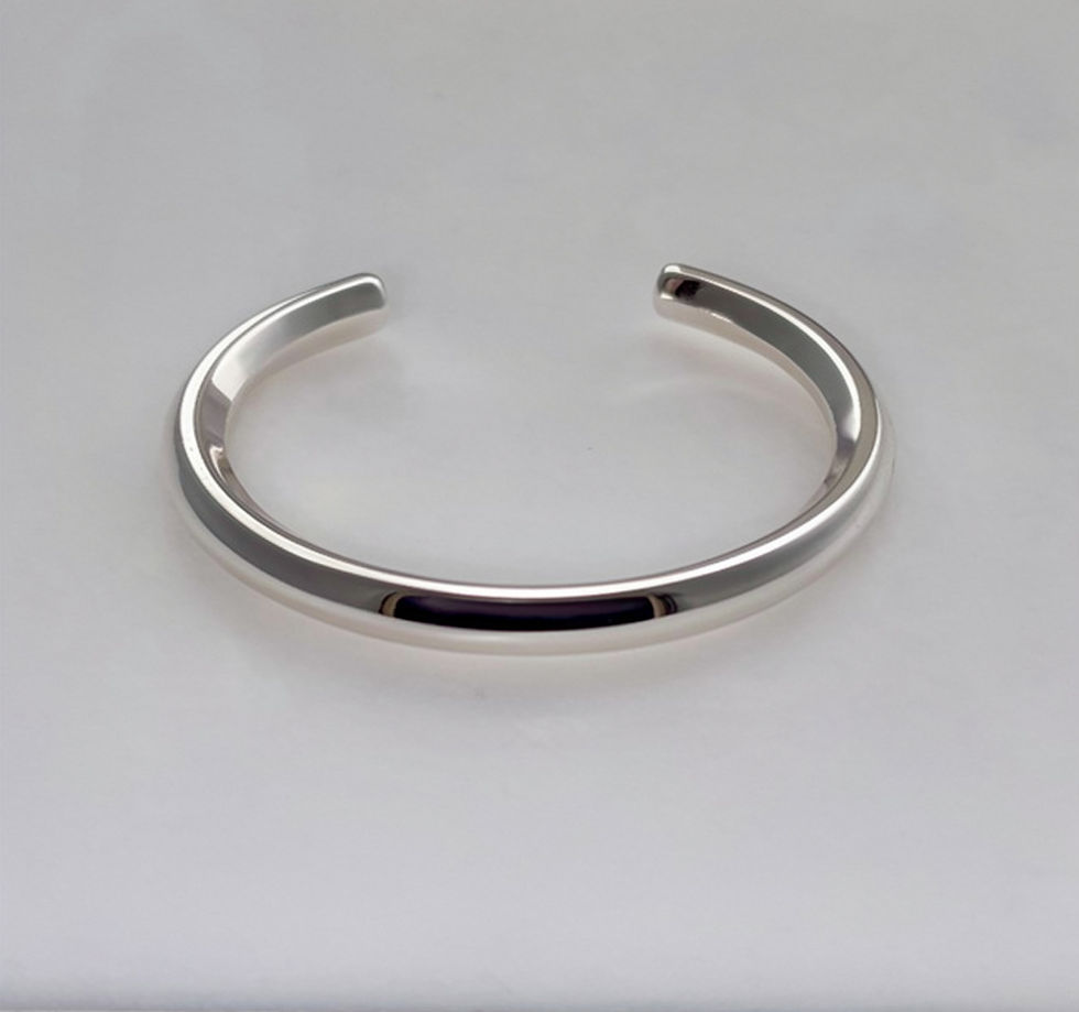 Miniatura: Handmade sterling cuff IV.