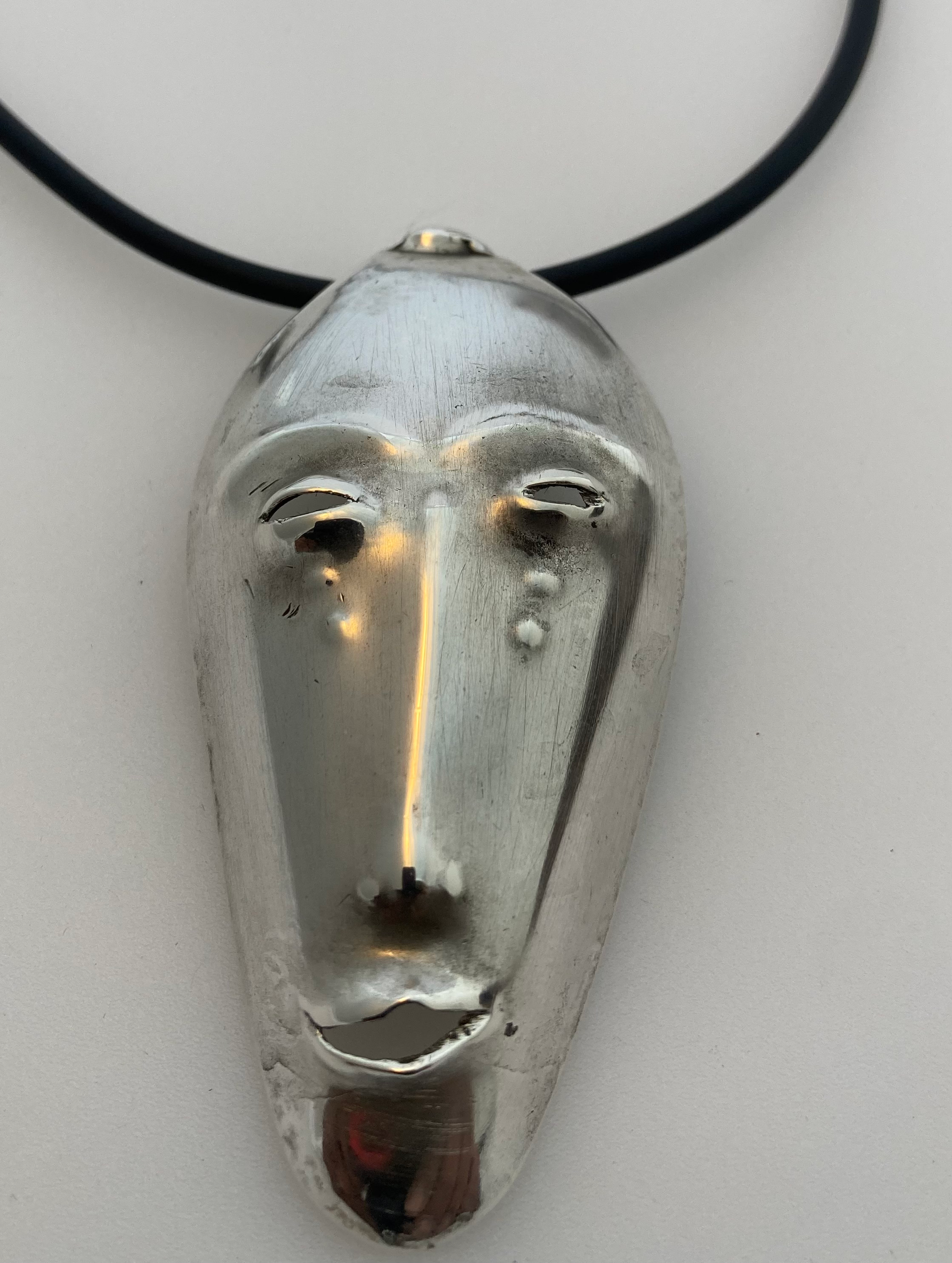 silver mask by Emerson Hogan