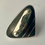 Miniatura: One of a kind ebony sterling silver ring.