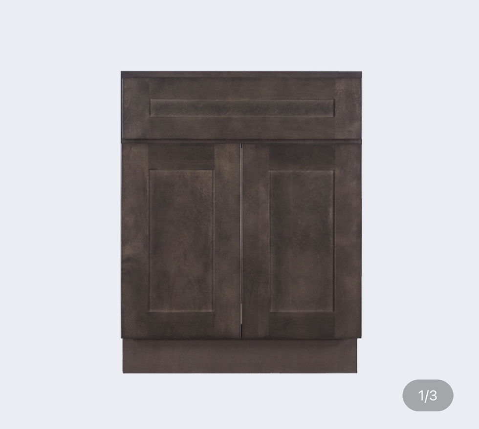 Thumbnail: Framed SB24 | Shaker Sink Base Cabinet (W24” H34.5” D24”)