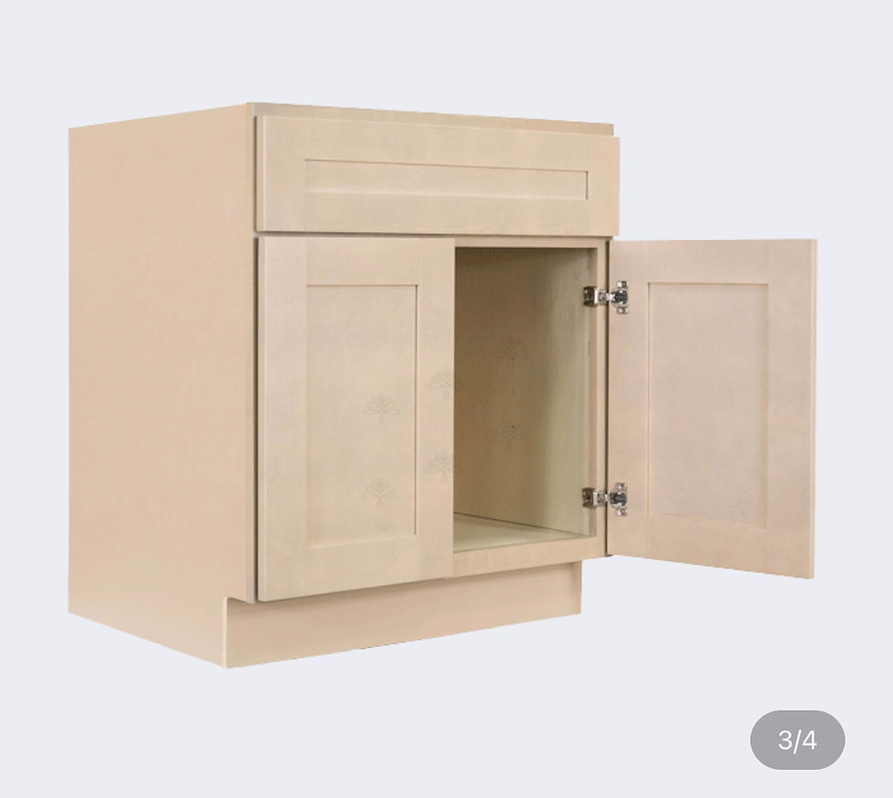 Thumbnail: Framed SB24 | Shaker Sink Base Cabinet (W24” H34.5” D24”)