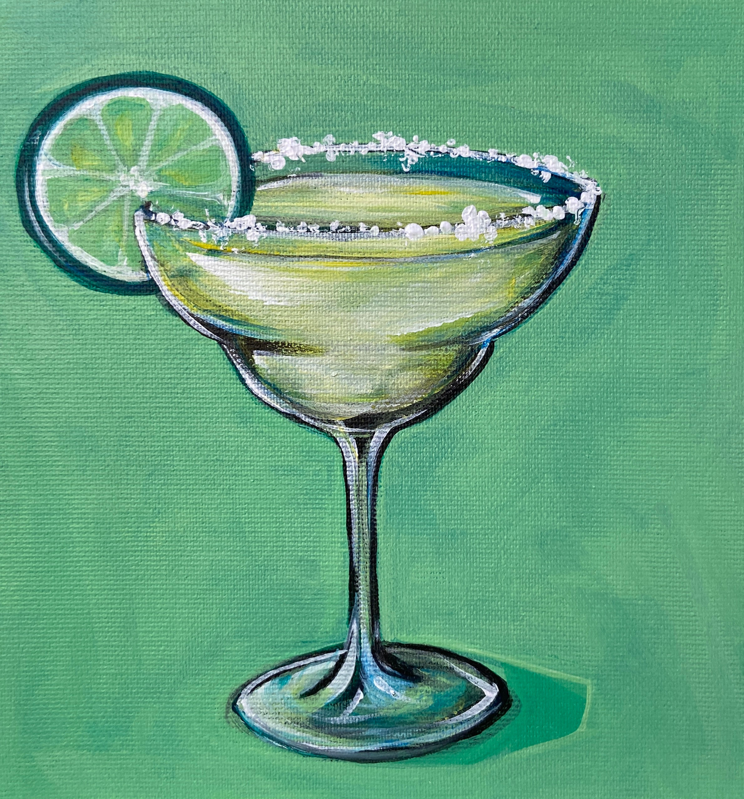 Margarita, 8x8 inch Original Painting