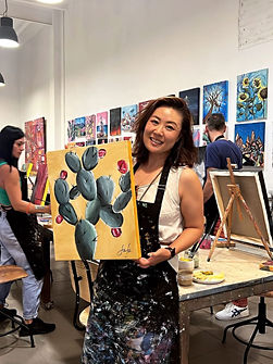 clases de pintura y vino
