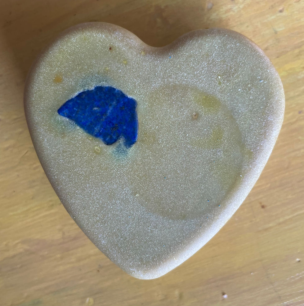 Thumbnail: Chakra Bars w/Crystal Embeds - Heaven Scent Body & Soul Bar - Heart