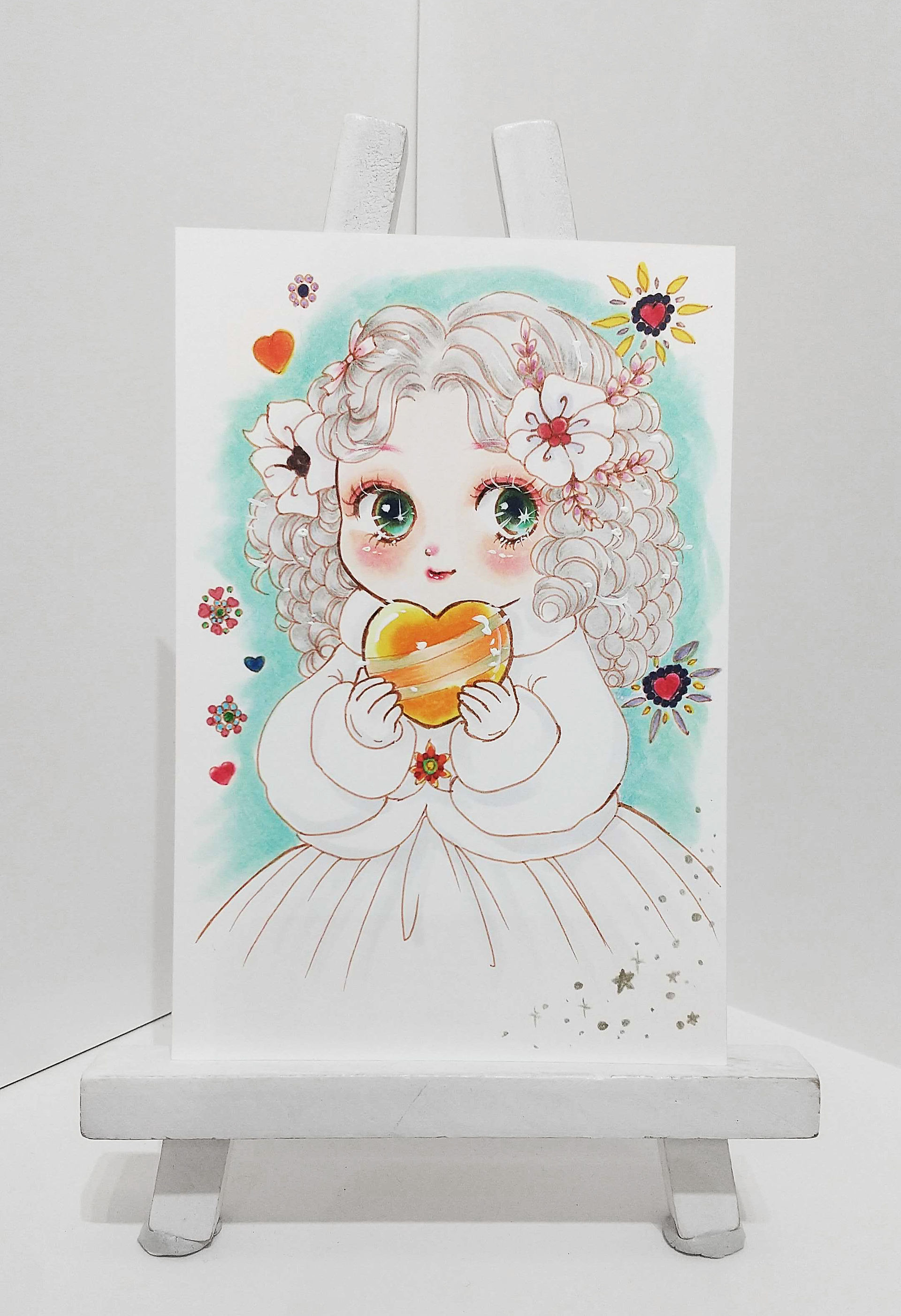 3.　キュートなハート　￥1,610　原画