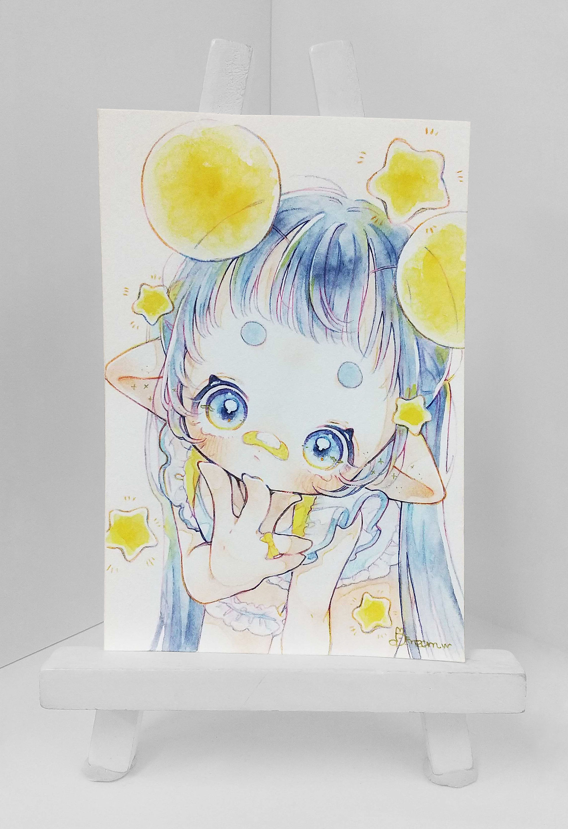 6.　うちうじん　￥6,000　原画