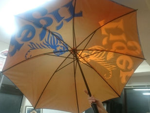 目立ちがり屋な皆様へ、両面デザインの傘ご提案です。