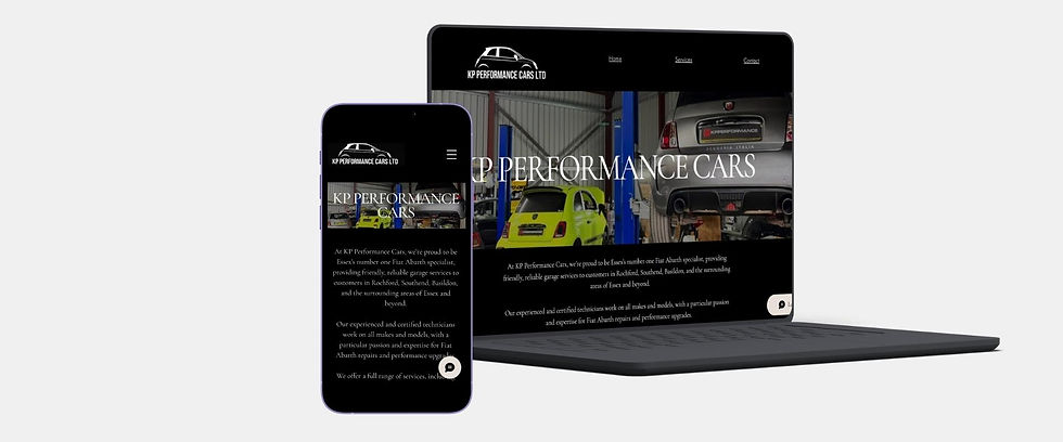 Mobile friendly brand new website build for small business by Vieve Media