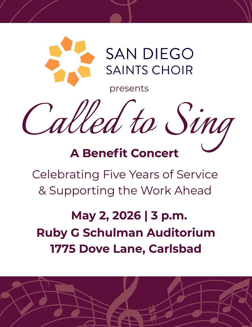 Called To Sing: A Benefit Concert