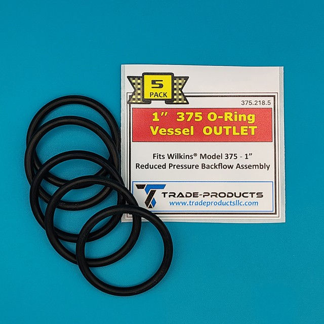 1" 375 OUTLET O-Ring Set (5 Pack)