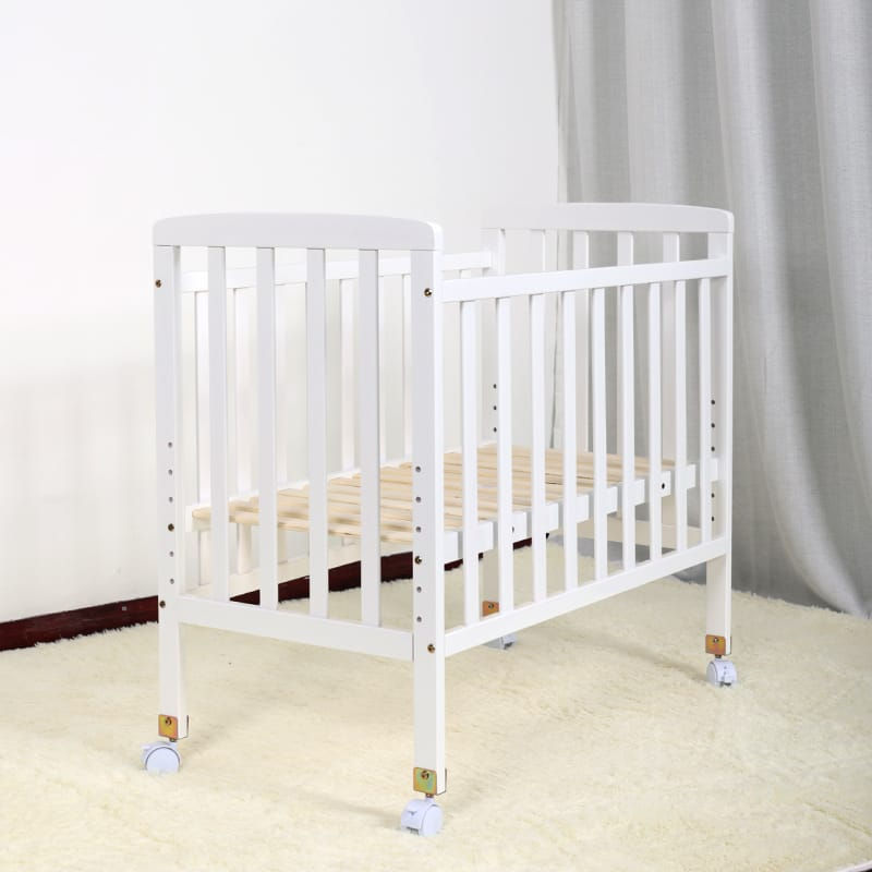 תמונה ממוזערת: עריסה עץ מתחברת למיטת הורים