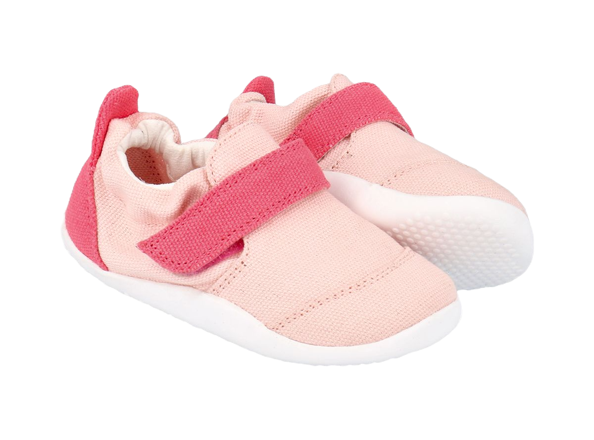 Bobux XP Go Organic seashell | נעלי צעד ראשון בובוקס אקספלורר אורגני ורוד
