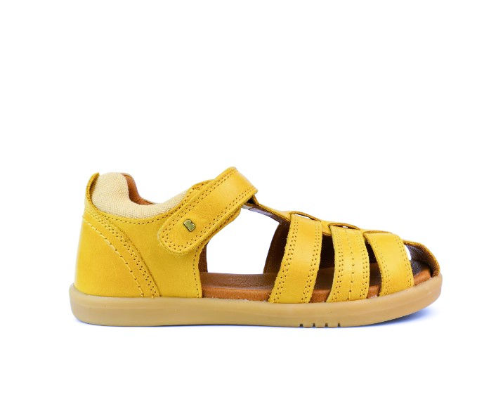 סנדלים לילדים בובוקס צהוב חרדל - Bobux Roam Chartreuse