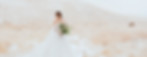Bride holding eucalyptus bouquet in snowy feild