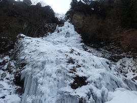 ［公募プラン］大峰有数の大氷瀑をめぐる！ 琵琶の滝と中の滝