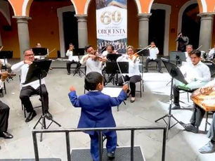 Gabriel Castillo, el niño de Puebla que a los 4 años ya dirigió su primera orquesta