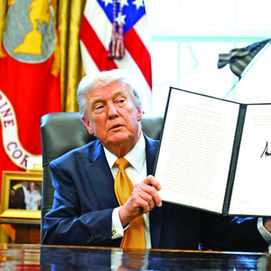 Trump firma orden ejecutiva para renombrar el lago Ontario como “Lago América”
