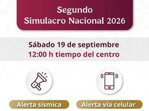 Preparan segundo simulacro para el 19 de septiembre; alertarán en 80 millones de celulares