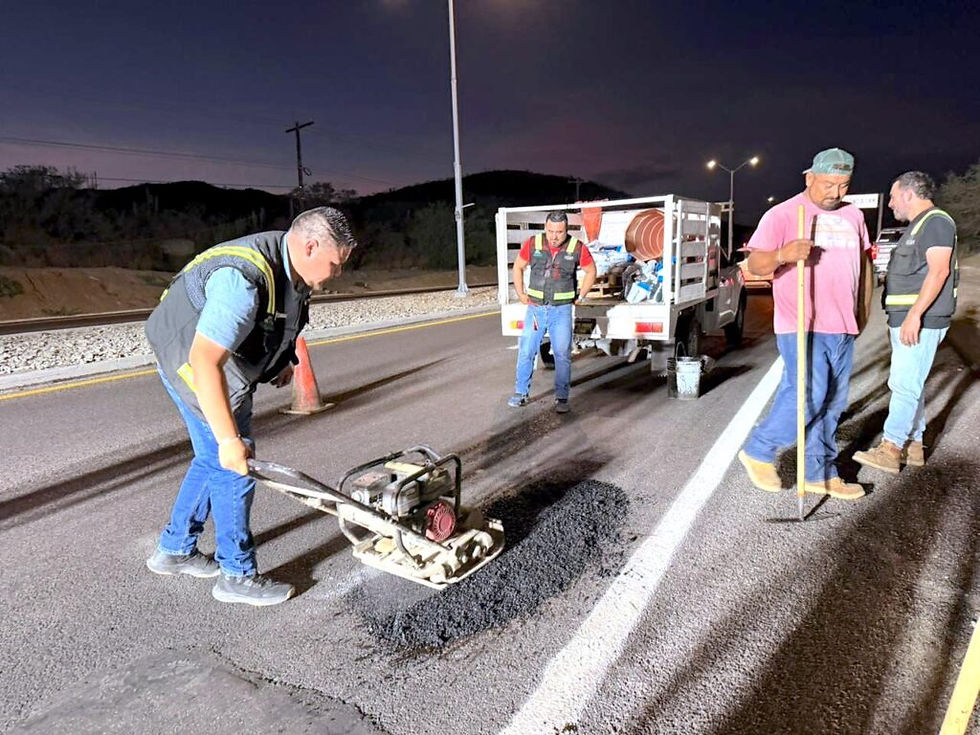 “Para esta semana estarán pausados los trabajos de bacheo”: Christopher Enríquez