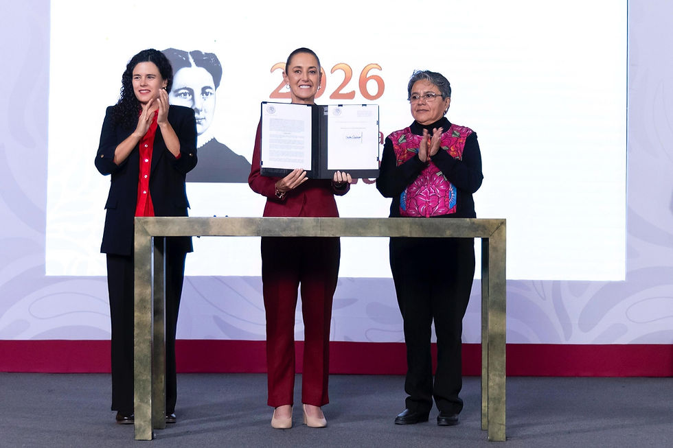 Sheinbaum firma decreto para fortalecer transparencia en el gobierno