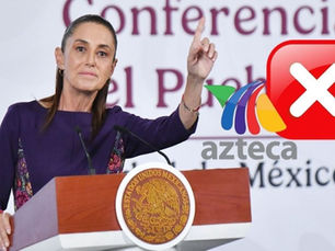“No vean TV Azteca”: Sheinbaum; televisora acusa censura