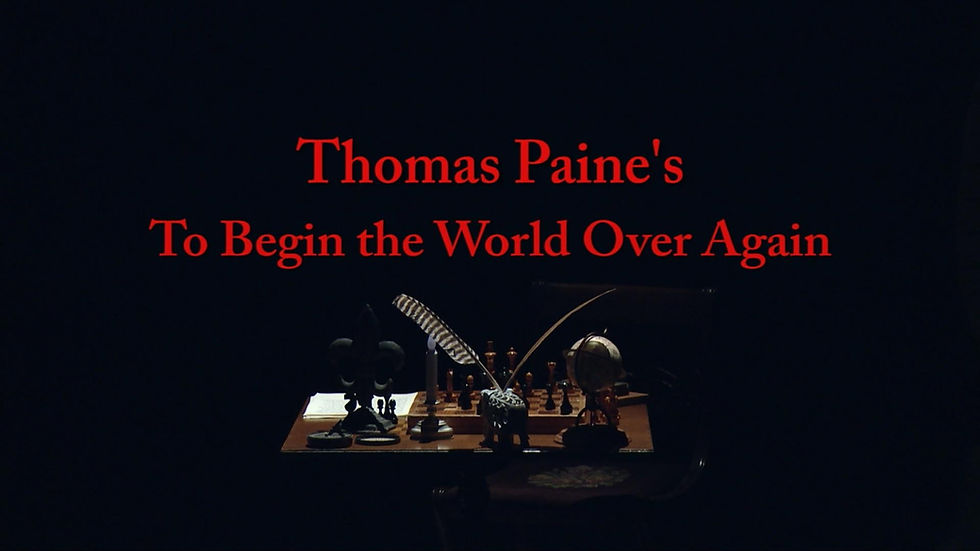 Thomas Paine's To Begin the World Over Again