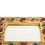 Thumbnail: François Lembo Mirror, Ceramic, Gold and Red, Jeweled, Signed