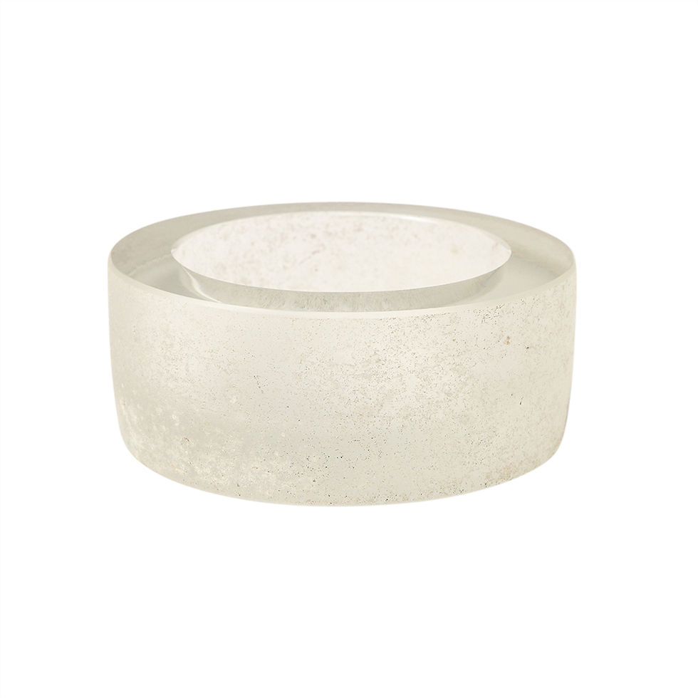 Thumbnail: Seguso Vetri d'Arte Bowl, Glass, Scavo, Signed