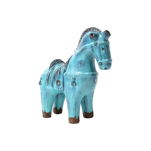 1960s Aldo Londi for Bitossi Rosenthal Netter Ceramic Horse